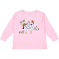 thumbnail image 3 of Inktastic Cute Unicorn Family Boys or Girls Long Sleeve Toddler T-Shirt, 3 of 5