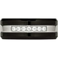 thumbnail image 4 of Stainless Steel Polished Black Ceramic Cz Beveled Edge Ring (Size 13) Made In China sr563-13, 4 of 5