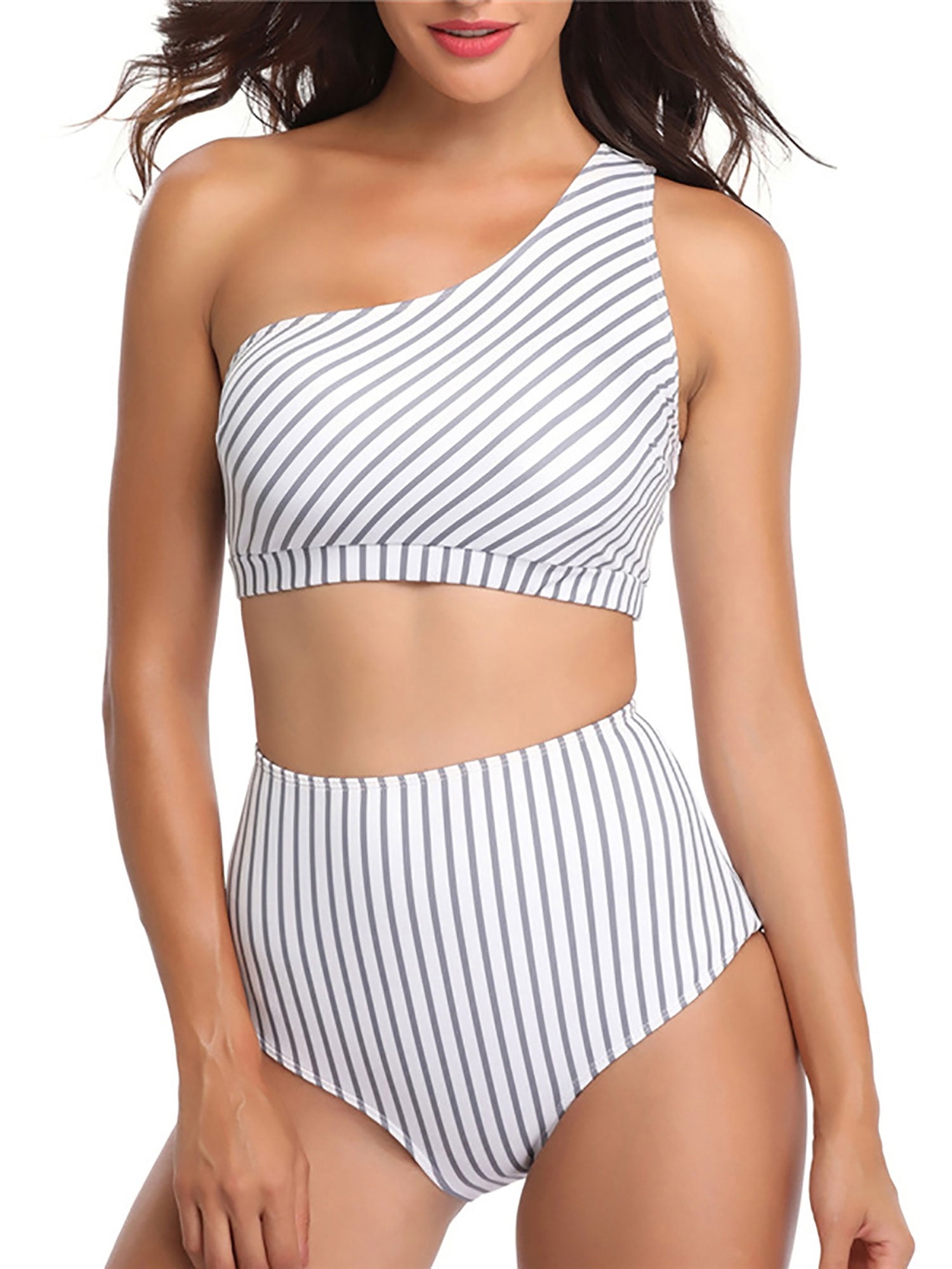 off shoulder bikini high waist
