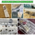 thumbnail image 6 of Qenwkxz 64 Grids Plastic Seed Starting Storage Box Seeds Organizer with Label Stickers Seed Container Storage for Flower Seeds Seeds start Clover Seeds Basil Seeds Paper Seeds 8.66*5.12*2.12in, 6 of 13