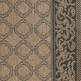 thumbnail image 3 of 3.75' x 5.5' Brown Lattice Rectangular Area Throw Rug, 3 of 3