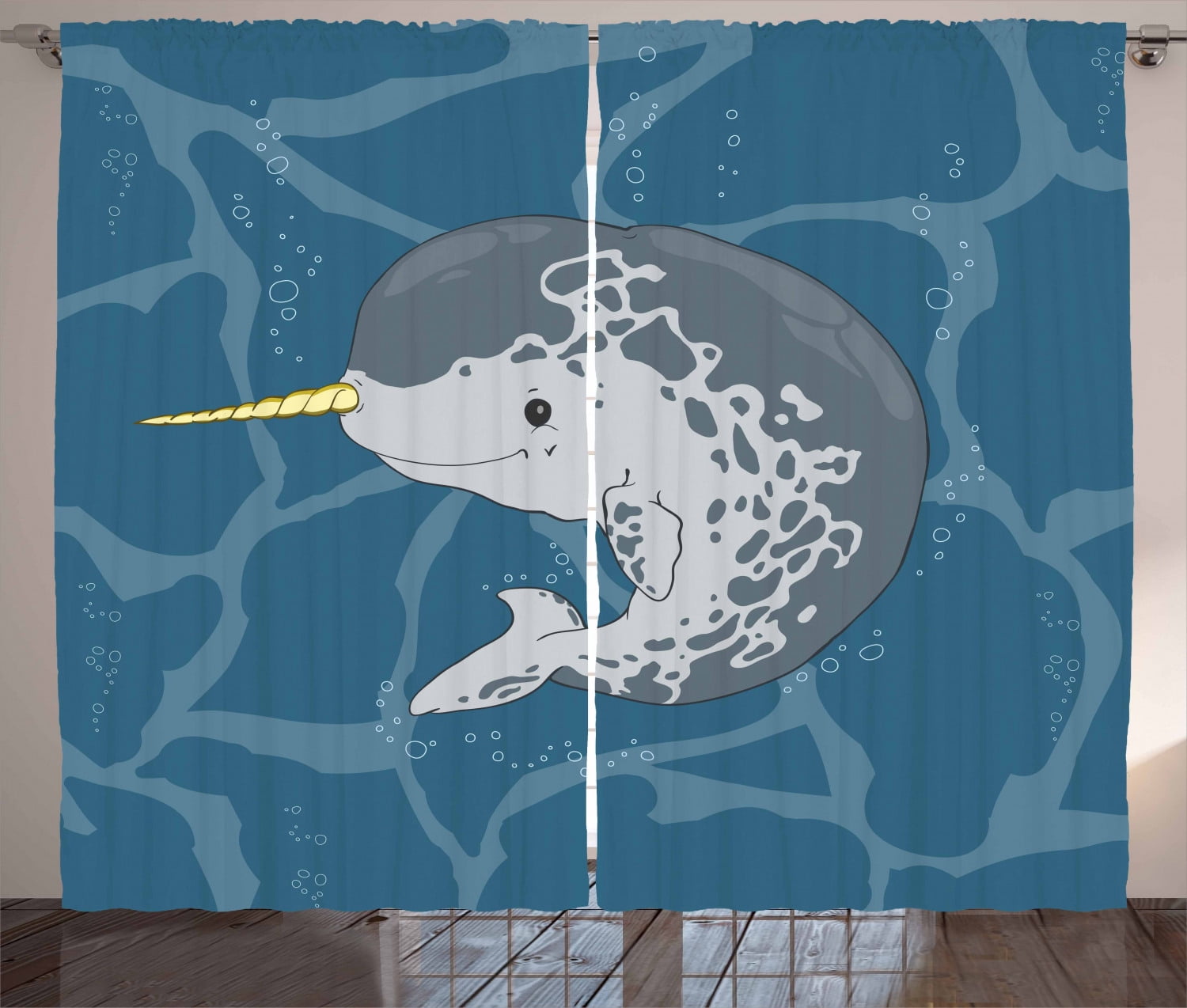 whale with horn whale with horn