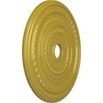 thumbnail image 3 of Ekena Millwork 25 3/8"OD x 3 3/8"ID x 1 3/8"P Cole Ceiling Medallion (Fits Canopies up to 9 1/8"), Hand-Painted Rich Gold, 3 of 7