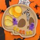 thumbnail image 3 of Platos Con Forma De Calabaza Y Murciélago Para Halloween Tableros De Madera Para Alimentos Cocinados Y Decoraciones Para La Mesa Adecuados Para Fiestas Familiares De Halloween En La Cocina, 3 of 5