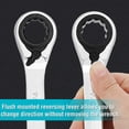 thumbnail image 3 of Juego de llaves DURATECH con trinquete reversible de 9 piezas SAE con funda, 3 of 6