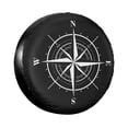 thumbnail image 1 of Custom Compass With World Map Spare Wheel Tire Cover for Suzuki Cardinal Points Of Earth Vehicle Accessories 14" 15" 16" 17", 1 of 5
