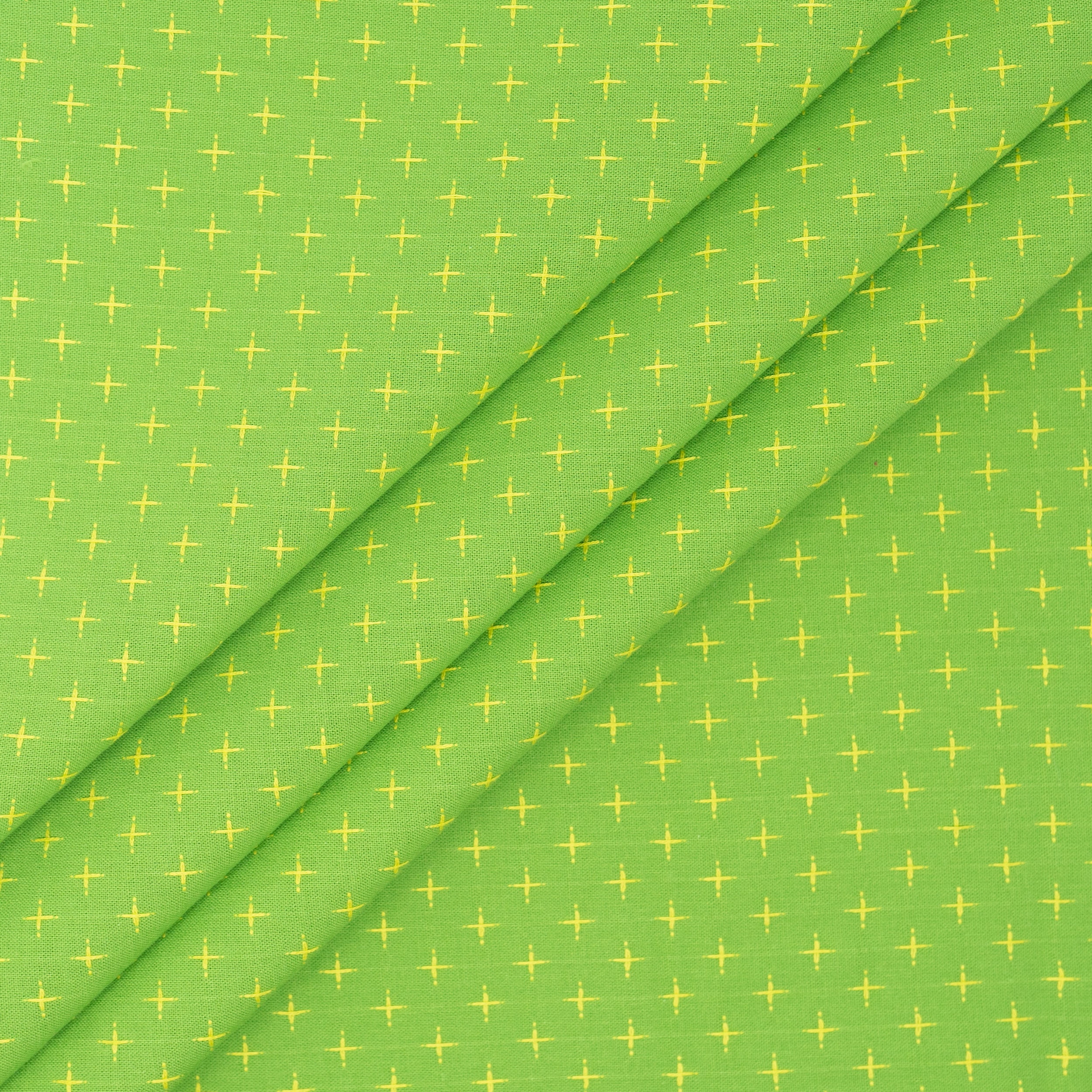 Singer Fabric, 100% Cotton, Sewing & Crafting, 44" Wide, Embroidery Fabric, Green, Cut by Yard