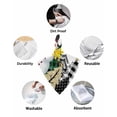 thumbnail image 6 of Boanket Snowman, Cloth Napkins Set of 4, Holiday Napkins for Baby Shower, Christmas Snowflake Buffalo Tree Washable Reusable Dinner Napkins for Cocktail Wedding Party, 20 x 20 Inch, 6 of 7