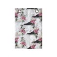thumbnail image 1 of Floral Hanging Pocket Organizer, Fashion Flowers Sneakers as Pots on Plain Background, Printed Polyester Storage Bag with Pockets, 14" x 20", Multicolor, 1 of 2