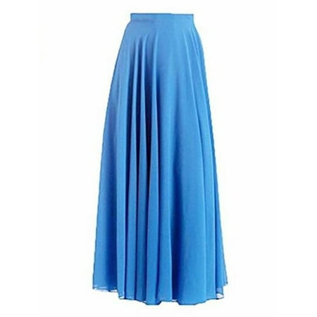 YONYWA - Solid Ankle-Length Women High Waist Skirt - Walmart.com
