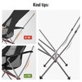 thumbnail image 4 of VECUKTY Ultralight High Back Camping Chair, Lightweight Folding Chairs with Headrest, Portable Compact for Outdoor Camp, Hiking, Picnic, Backpacking,Black, 4 of 10