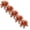 Orange B, variant on Babys Breath Fabric Cloth Artificial Flowers 5 Stem European Fake Silk Plants Decor Wedding Party Decoration Bouquets Real Touch DIY Home Garden, 19.29",Orange B