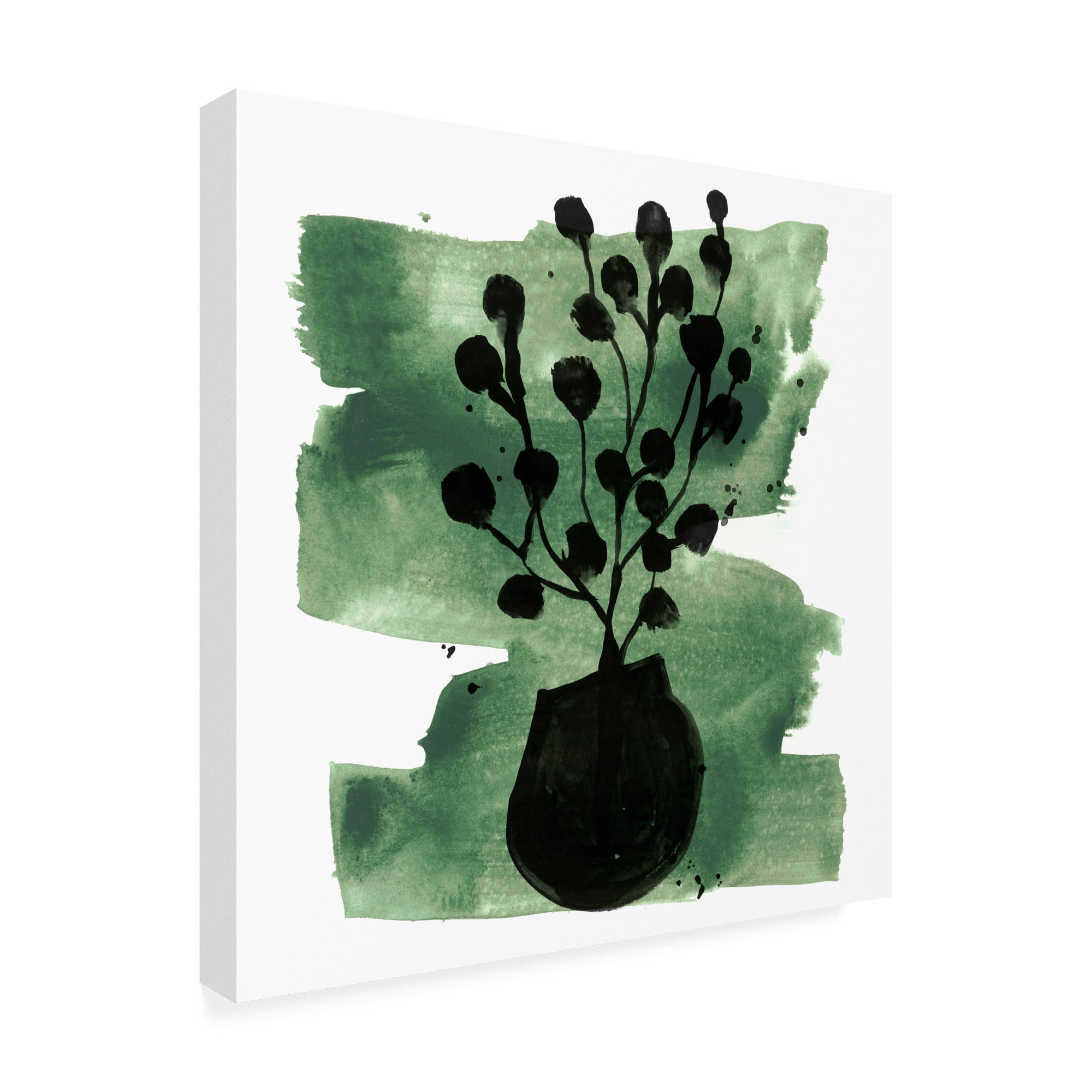 Trademark Fine Art 'Tropical Sumi e IV' Canvas Art by June Erica Vess