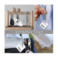 thumbnail image 5 of 100 Pcs Key Tags White Plastic Hanging Tags With Metal Snap Hooks, Tags For Slotted Key Cabinets Bo, 5 of 5