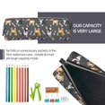 thumbnail image 5 of Honeii Bulldog Print Pattern Pencil Case, Pencil Pouch, Pencil Case Small, Pencil Pouch Aesthetic, PVC Pencil Pouch, Pencil Bag, Makeup Pouch, 5 of 7