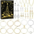 thumbnail image 2 of Christmas Jewelry Advent Calendar Set for Women Girls 24Pcs Fashion Necklaces Bracelets Earrings Rings Gift Box Holiday Accessories Surprise Countdown Gifts, 2 of 3