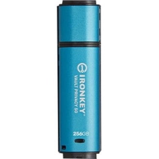 Kingston IronKey Vault Privacy 50 Series 256GB USB-C Flash Drive - Up to 230 MB/s Read