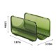 thumbnail image 3 of Fiudx Organizador de Tazas, Apilable y Transparente, Diseño Multicapa, Ahorra Espacio, Ideal para El Hogar y La Oficina, Ideal para El Escritorio de La Cocina, Transparente/Verde, 20 X 10,4 X 10 Cm, 3 of 6
