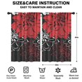thumbnail image 2 of Blackout Kids Curtains,Boho Bohemia Pioneer Flower Childrens Insulated Curtains Set Of 2,Bedroom Essentials,Toddler Room Decor 52"x84"(132x213cm), 2 of 4