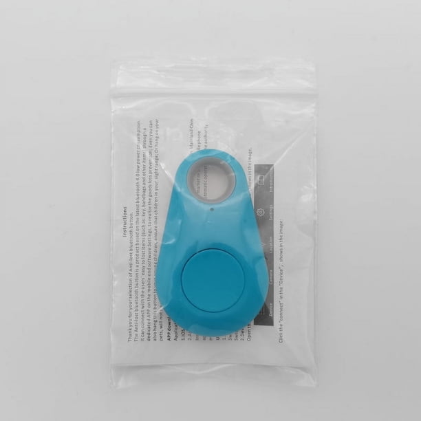 Dispositivo antipérdida con forma de gota de agua y Bluetooth, llavero antipérdida, localizador inteligente que busca