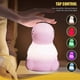 thumbnail image 2 of Dinosaur Silicone Night Light for Kids, Color Changing, Pink, 2 of 5