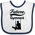 thumbnail image 3 of Inktastic Future Gymnast Baby Boy Boys Baby Bib, 3 of 4