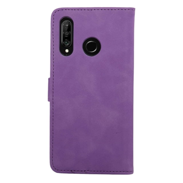 Funda Cartera Suave Cely Vesmir Para Huawei P30 Lite Morado Con 2 Micas