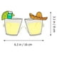thumbnail image 2 of HEALEEP 3Pares De Gafas Cóctel Para Fiesta Uso Decorativo Colores Varios Y Ergonómico, 2 of 8