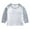 Grey, variant on Ulanda Toddler Baby Girls Boys 3/4 Sleeve Shirts Raglan Shirt Baseball Tee Cotton T-Shirt (Blue, 12-18 Months)
