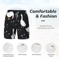 thumbnail image 5 of Gaeub Fashionable Goose Mens Swim Trunks Stretch Beach Shorts Quick Dry for Men Swim Shorts Swimwear with Pockets- Large, 5 of 9