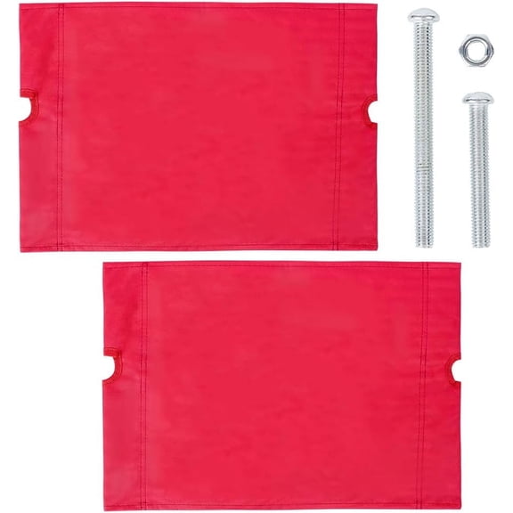 2pcs Kermit Camping Chair Replacement Fabric Waterproof Outdoor Folding Chair Seat Replacements 48x35cm Red Portable Oxford Cloth High Back Camp Chair Cover for Hiking Backpacking Sports