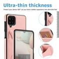 thumbnail image 4 of TOP SHE Case for Samsung Galaxy A42 5G (A426), Galaxy A42 5G Phone Case (6.6 Inch) - Synthetic Leather Protective Case with Card Slot / Kickstand, Slim Fit Lightweight Simple Fashion Cover (Rosegold), 4 of 7