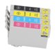 thumbnail image 3 of 4Pcs Ink Cartridge BK C M Y Clear Fadeless Print 400 Pages Printer Cartridge for Stylus T26 T27 TX106 Printer, 3 of 5