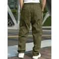 thumbnail image 2 of Alivor Men's Casual Cargo Pants Elastic Waist Lightweight Summer with Pockets M-3XL, 2 of 7