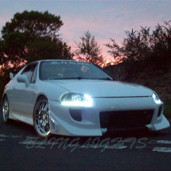 BlingLights Honda Del Sol LED DRL Light Strips for Headlamps Headlights Day Time Running Lamps