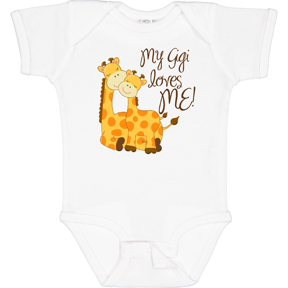 Inktastic My Gigi Loves Me Boys or Girls Baby Bodysuit