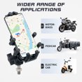 thumbnail image 4 of Shinysix Phone Mount,With Vibration Dampener Mount With Vibration Adjustable Rotation Motorbike M8 Ball Head Motorbike M8 Ball Rotation Motorbike M8 Cell Adjustable Rotation Dampener Cell Adjustable, 4 of 7