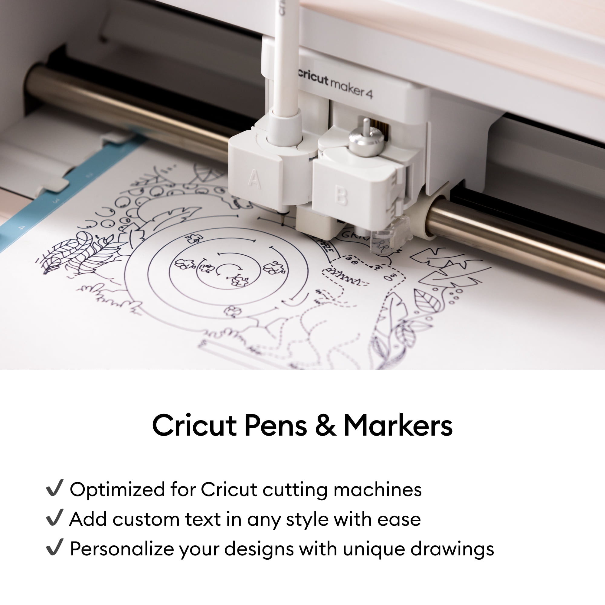 Cricut® Glitter Gel Pen 0.8 mm, Rainbow Sampler (10), .8 mm,Sampler