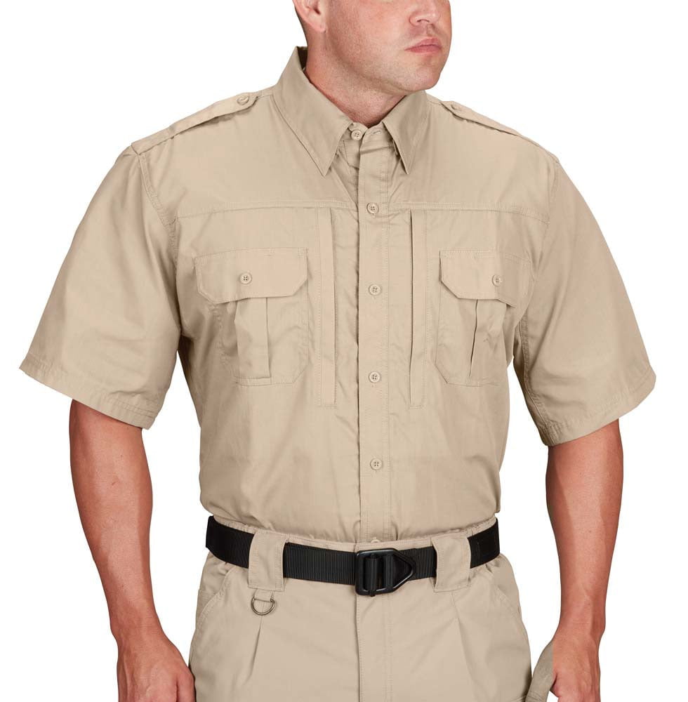 Propper Men's Short Sleeve Tactical Shirt Poplin White 