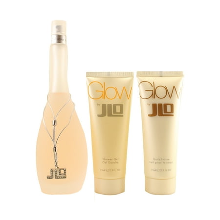Glow 3 Pc Gift Set Eau De Toilette Spray 3 4 Oz Body Lotion