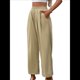 thumbnail image 2 of Pantalones Casuales para Mujer, Holgados, con Cordón, Cintura Alta, Pierna , para Playa y Bolsillos. Albaricoque S, 2 of 9