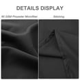 thumbnail image 4 of REGALWOVEN Soft Microfiber Pillowcases Set of 2 Pillowcases Standard Black 20"x26", 4 of 7