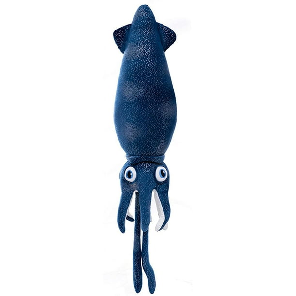 Peluche de calamar gigante de 39,4 Peluche de calamar gigante para decoración de fiestas El regalo para el día de Pascua del niño y fiestas de cumpleaños (azul marino) | en Peluche de calamar gigante de 39,4 Peluche de calamar gigante para decoración de fiestas El regalo para el día de Pascua del niño y fiestas de cumpleaños (azul marino) | en