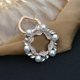thumbnail image 5 of Artificiales Bufanda Clip Hebilla Cristal Bufanda para proteger Abrazadera Cierre Broche Cinta Hebillas, 5 of 7