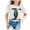White, variant on ZHOGXU Girls Crayon Print Short Sleeve O Neck Tee Shirt Soft Summer Playful Fashion Top For Kids Casual Daily Wear,Purple,13-14 Years