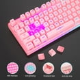 thumbnail image 4 of MageGee Gaming Keyboard and Mouse Combo, True RGB Backlit Membrane Office Keyboard Mouse, 104 Keys Anti-Ghosting Metal Panel Quiet Wired Keyboard for Windows Laptop PC Gamer- Pink, 4 of 7