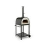 Deluxe Traditional Wood Fired Pizza Oven with Stand - Black