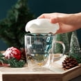 thumbnail image 4 of Creación De Vidrio De Doble Capa Árbol De Navidad Estrella Taza De Agua Taza De Alta Temperatura Vidrio Árbol De Navidad Estrella Taza De Los Deseos Inevent HA016204-00, 4 of 5