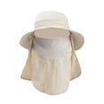 thumbnail image 2 of SPRING PARK Outdoor Quick-drying UV Protection Sun Hat Neck Face Flap Wide Brim Cap for Fishing Hiking, 2 of 7