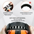 thumbnail image 2 of LYSIAN Foldable Hearing Protection Earmuffs, 31dB SNR Noise Reduction, Adjustable Adult Ear Muffs for Shooting, Workshop, Mowing & Loud Events, One Size, Fluorescent Orange, 2 of 8